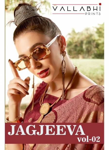 Jagjeeva Vol 2 By Vallabhi Brasso Printed Sarees Wholesale Clothing Suppliers In India